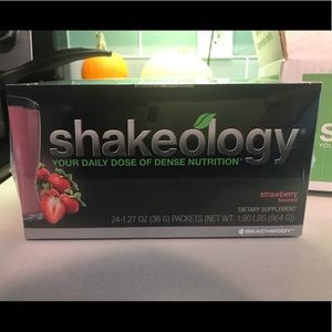 Brand new UNOPENED Box of Strawberry Shakeology